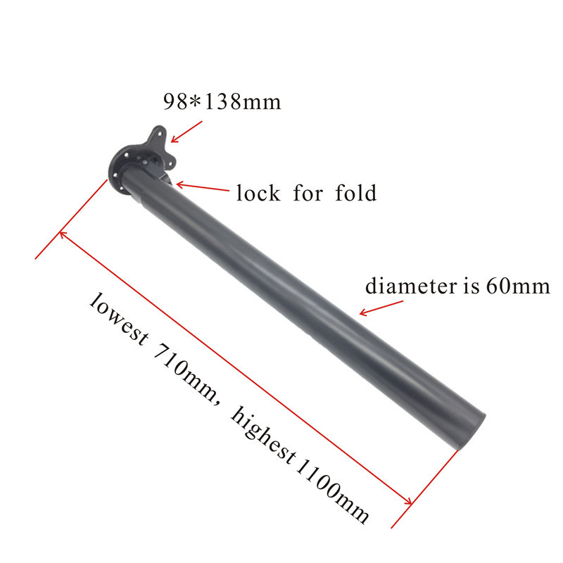 motorhome table parts RV table bracker with folding function adjustable table mount telescopic table leg