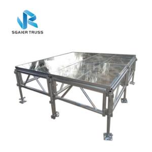 Quality Swimming Pool Stage Equipment Transparent Acrylic Material For Wedding Shows wholesale