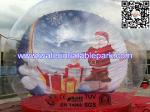 Festival Christmas Snow Inflatable Bubble Ball Tent Clear Dome Tent , Portable
