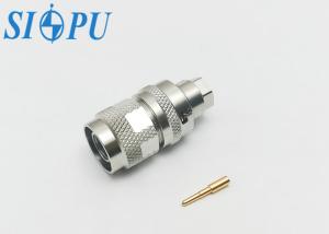 Quality TNC Straight Plug Self Locking RF Coax Connector With TRF-58 Coaxial Cable TNC-J58-TZS-TI wholesale