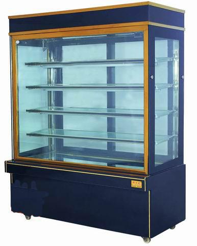 Supermarket Mini Two Layers Cake Display Freezer Dual Temperature For Shop