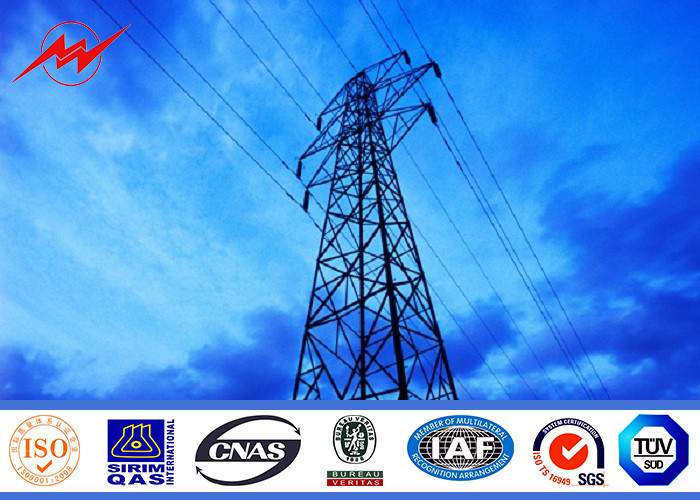 220 Kv Galvanized Steel Pipes Tube Mono Pole Tower 10m-200m Widely Used