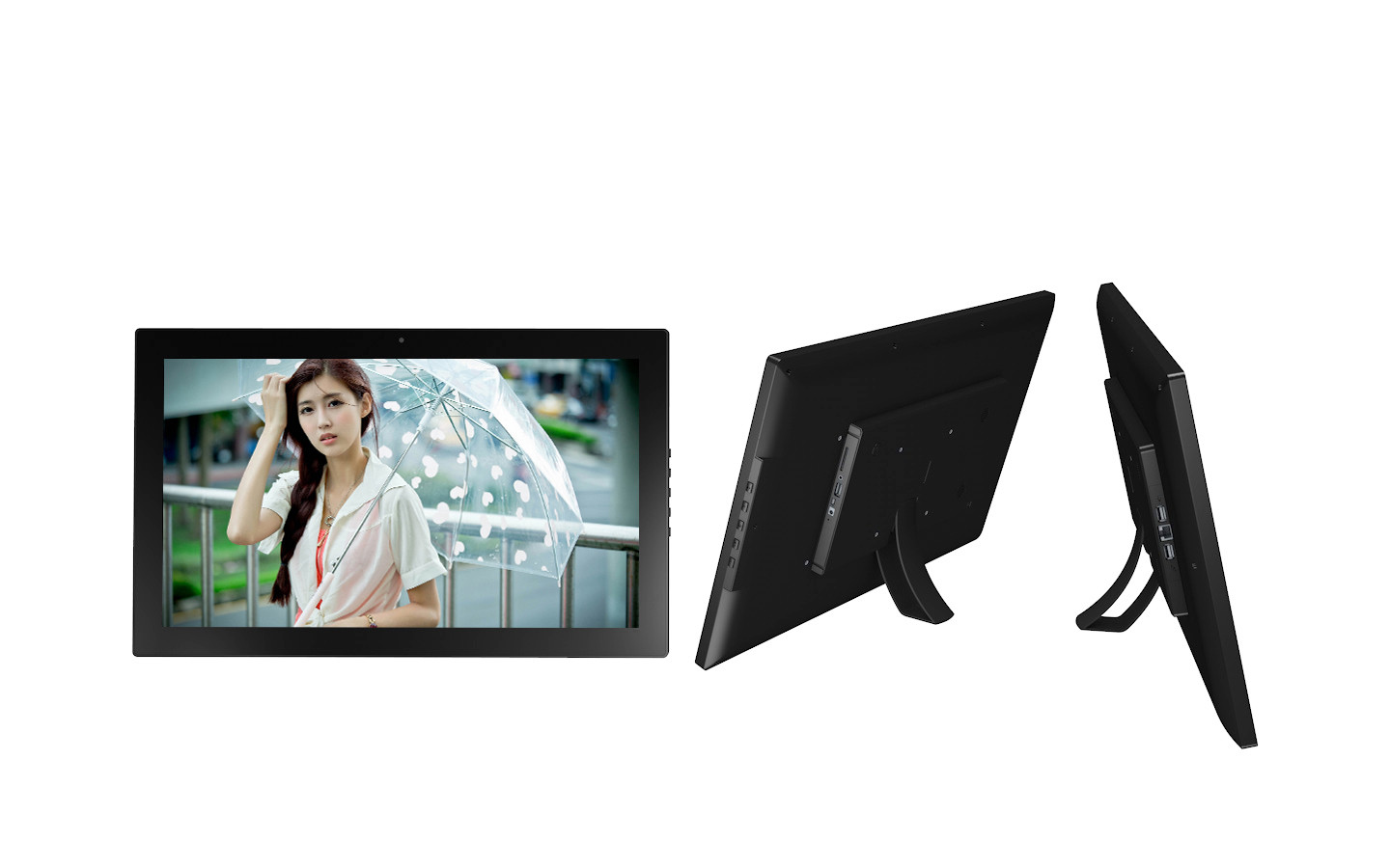 LCD Commercial Digital Signage Displays 10.1 Inch Capacitive Touch Ethernet BT WiFi