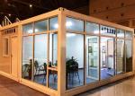 Modern Prefab Commercial Buildings , Galvanized Steel Commercial Temporary