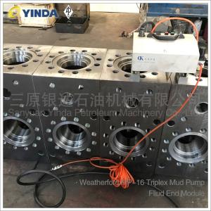 Quality Triplex Mud Pump Fluid End Module 1134282 Weatherford MP-16 Forged Alloy Steel wholesale