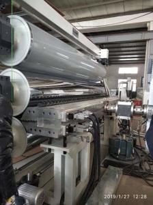 Quality Customized PVC Extruder Single Screw Waterproof Sheet / Geomembrane Machine wholesale