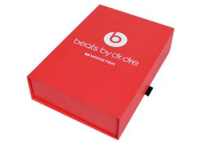 Quality Red Storage Cardboard Paper Gift Box Custom Design Flocking Print wholesale