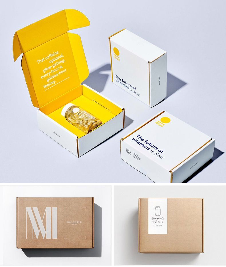 Retail Online Store Packing Rigid Cardboard Paper Corrugated Mailer Box Wholesale Retail Packaging Empty Mailing Folding Carton Boxes for Luxury Clothing Brand