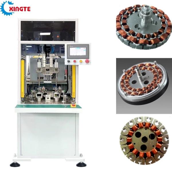 Cheap 2 Stations Automatic Stator Ceiling Fan Winding Machine High Speed for sale