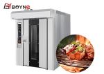 32 Trays 52kw Stainless Steel Rotary Oven Big Bakery Bread Machine big capacity