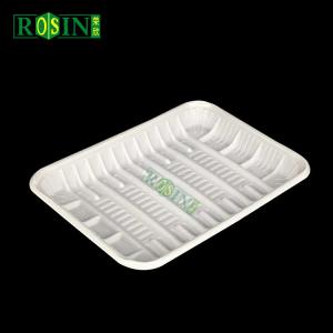 Quality Disposable PP Rectangular Butchers Plastic Meat Trays For Frozen Meat And Seafood wholesale