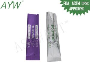 Quality 110*20mm High Glossy Coffee Tea Bags Density Disposable Foil Packaging With Tear Notch wholesale
