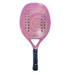 Beach Tennis Racket Full Carbon Professional Soft EVA Face Padel Tennis Racquet