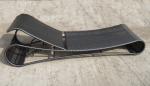 UV Resistant Black Wicker Sun Lounger For Open Air Bar And Cafe