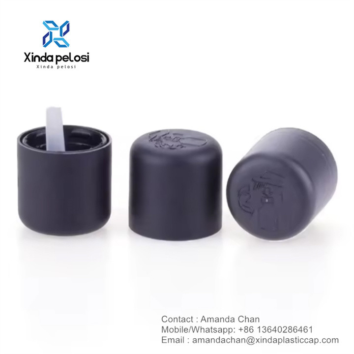 factory Child Proof Plastic Essential Oil Dropper Cap With Orifice Reducer Plug