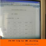 5ohm-100 ohm ITO PET film for EMI shielding