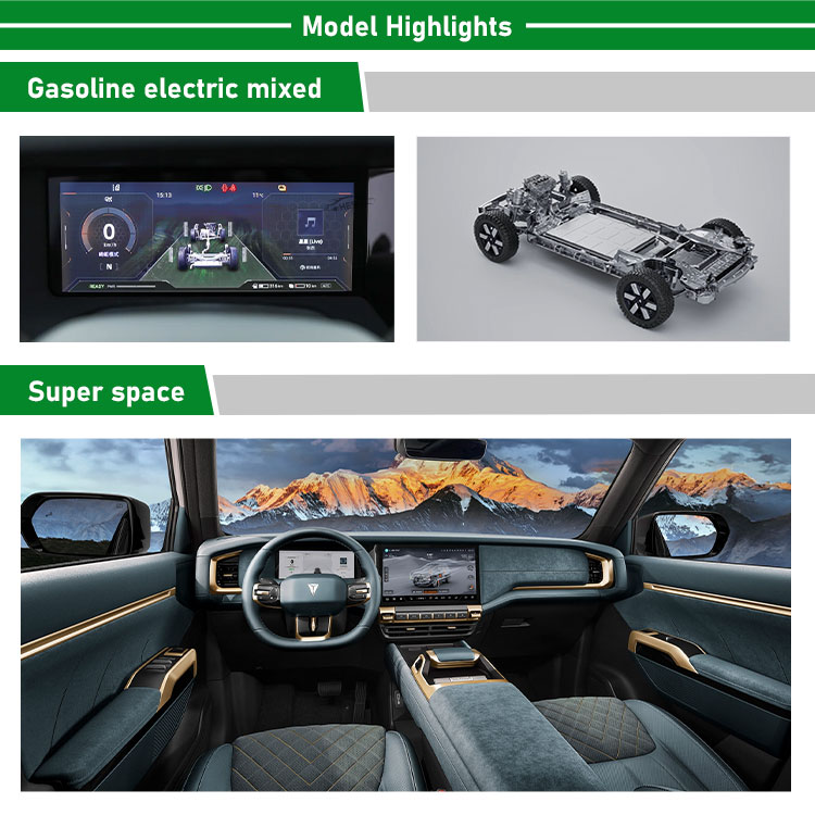 Hybrid Changan Deepal G318 Plug In SUV Car for 2024 Model Energy Type Hybrid Length x Width x Height mm 5010x1985x1960