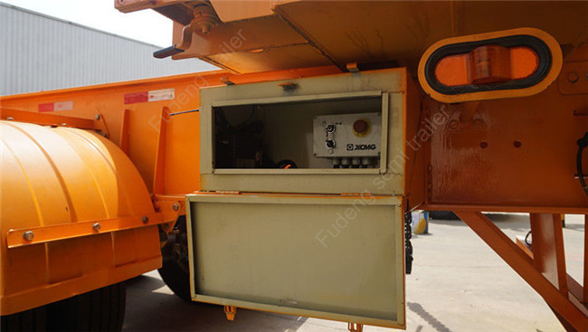 MQH37A 37 Ton Container Side Lifter Trailer Side Loader Truck Trailer 20ft 40ft