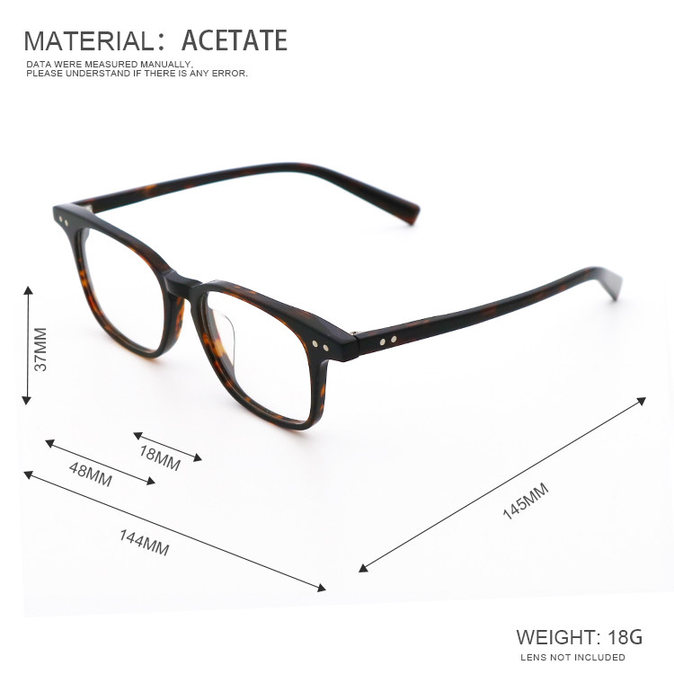 High Quality Handiwork Acetate Glasses Glasses Frames MR 98057