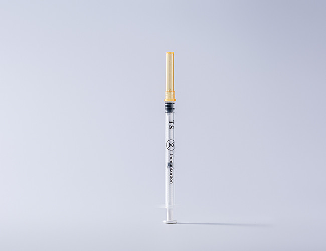 Medical 0.5ml Auto Injection Syringe CE Certification Luer Lock Type