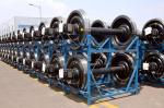 45 Steel Single Flanged Rail Wheels , Railroad Steel Wheels For 900mm Gauge ODM