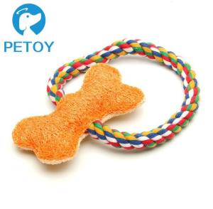 Quality Professional Latext Nylon Rope Dog Toy Non - Toxic Material For Small Dogs wholesale