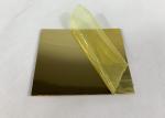 Indoor / Outdoor Channelume Aluminum Extrusion Gold Mirror With PVC