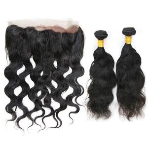 Quality Transparent Raw 360 Frontal Closure Sew In 2 Bundles No Synthetic Hair wholesale