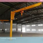 BBZ type 2t explosion-proof cantilever crane, lifting material cantilever crane,
