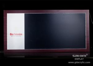 Quality Bar Restaurant Rectangle Wall-mounted Advetising Build-in LED Lighting up Blackboard Chalkboard wholesale