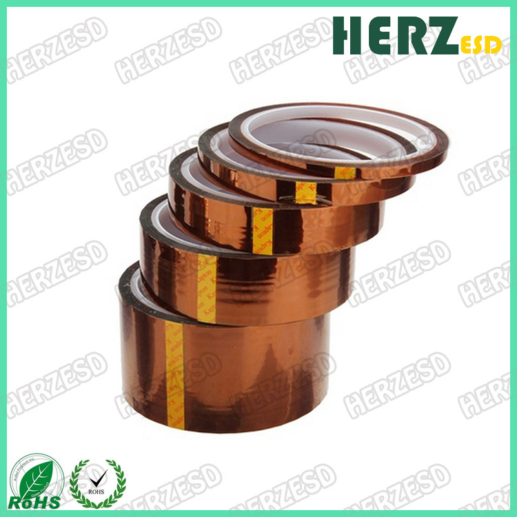 Anti Static Kapton Esd Polyimide Tape Acrylic Adhesion Electrical Insulation
