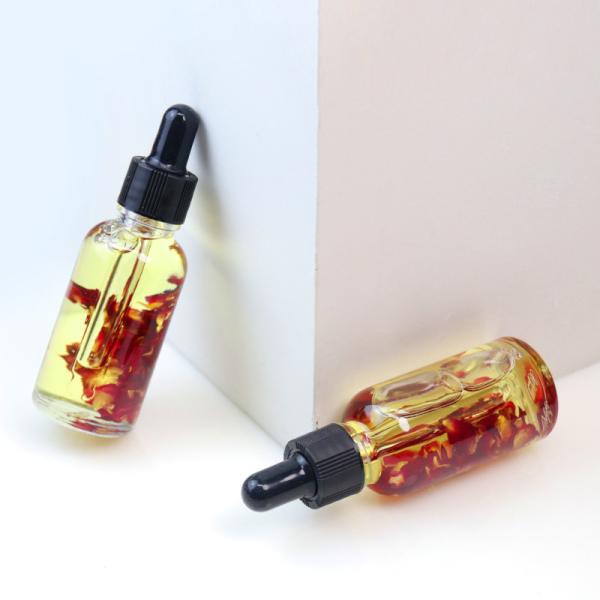Cheap GMPC Organic Rose Multi Use Essence Face Serum Natural Oils For Skin  30ml ODM for sale