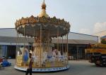 24/36 Seats Double Decker Carousel , Carnival Horse Ride For All Parks