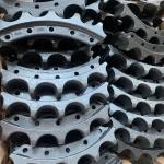 PC300 E336 Excavator Undercarriage Parts , Excavator Track Sprocket