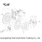 Quattroporte Rear Brake Pads And Liner Kit 980156007 673010325 673012377