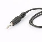 2 Lead ECG Medical Cables 4.0mm Electrode Snaps To 3.5mm Stereo Plug Cable