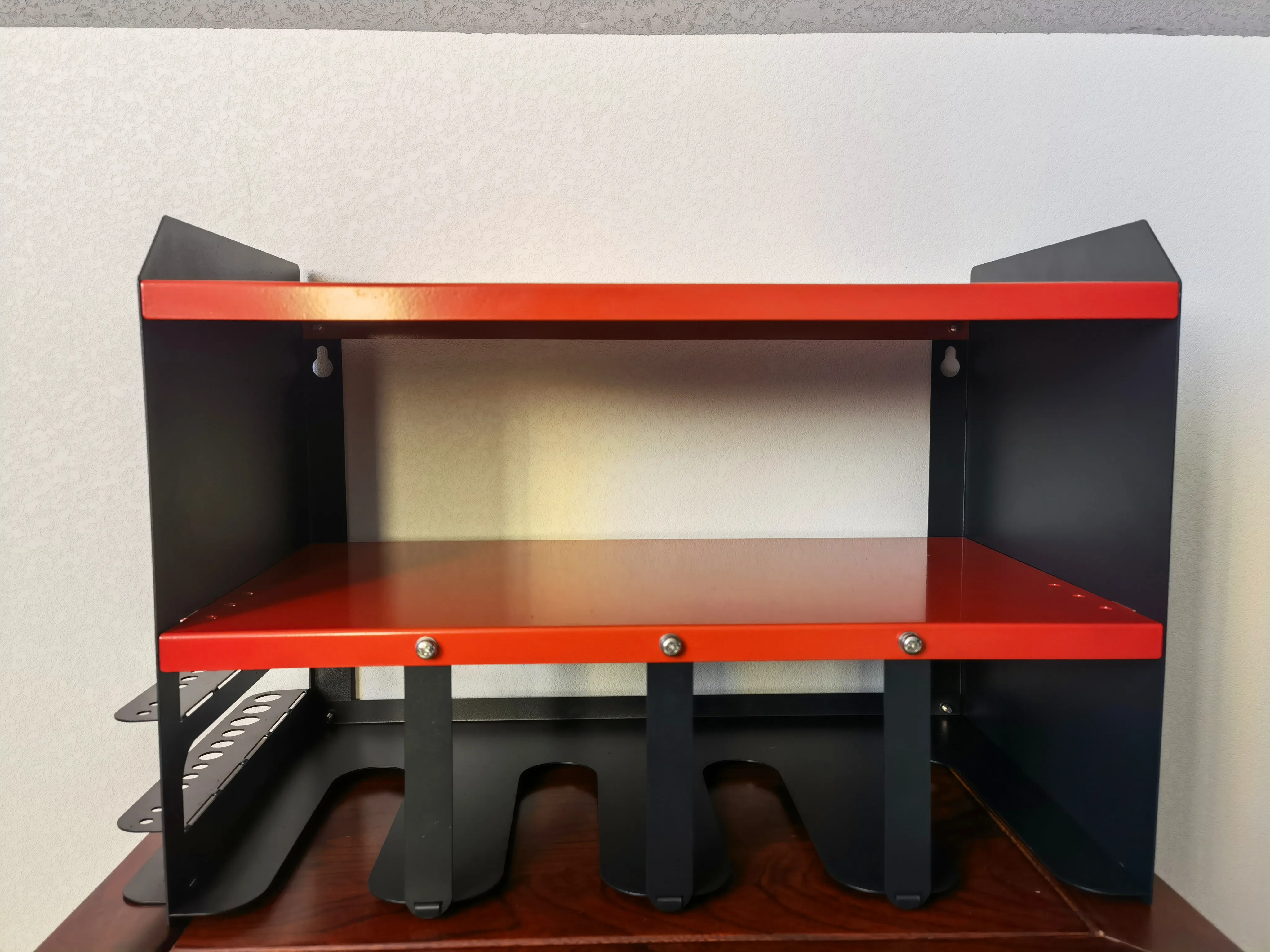 Garage Utility Shelf Organization Three-layer Heavy Duty Metal Cordless Tool Storage Rack