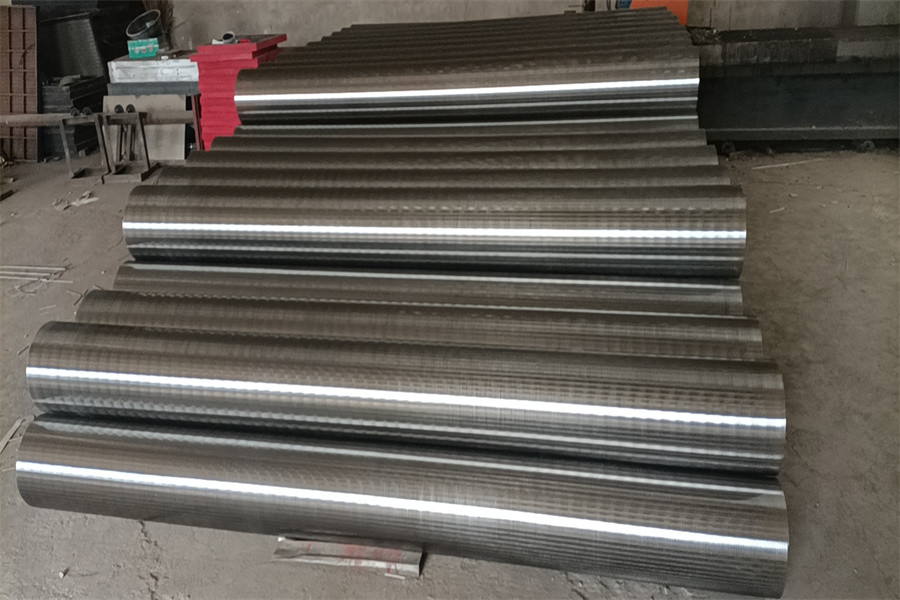 Round 316L Stainless Steel Filter Element 30mm Slot Wedge Wire Pipe Non Magnetic