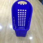 Multipurpose Supermarket Shopping Basket Drawstring Pulley Plastic Shopping