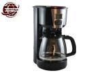 Black 1.25L Household Coffee Makers Gift With PP Aluminum Glass 242*195*325mm