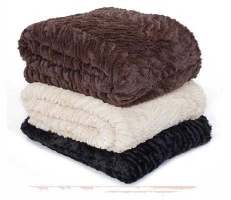 100 Percent Polyester Microplush Throw Blanket Shrink Resistant High Warmth