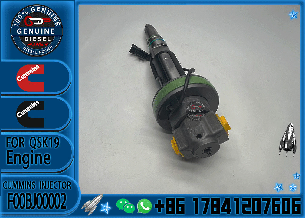Genuine Fuel Injector Assembly F00BJ00002 01986435613 0986435902 0986435905 0986435616 F00BJO0008For Qsk19 Engine