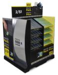 Recycled Cardboard Pallet Display , Supermarket Promotion Pallet Display Box