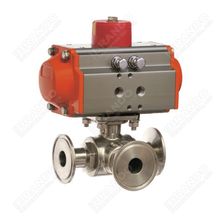 Pneumatic Actuator Butterfly Valve With Limit Switch Solenoid Valve