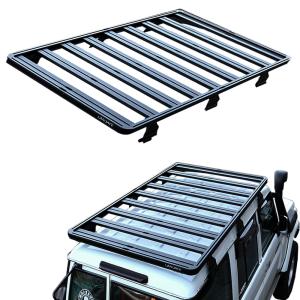 Quality Universal Aluminum Alloy Roof Rack for LC76 Laser Cutting Process E-coat Powder Coat wholesale