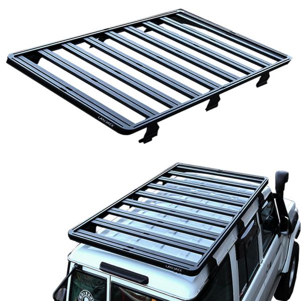 High- Aluminum Alloy Roof Rack for Toyota LC76 4x4 Customized for Adventure