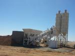 YHZS75 Full Automatically Concrete Batching Plant Mobile PLC Control