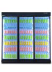 Custom Color Display Commercial Freezer Showcase Fridge For Beverage
