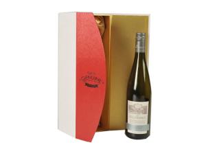 Quality Handmade Flat Pack Wine Packaging Box Cardboard Customized Shape wholesale