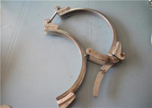 Quality Durable T Bolt Metal Pipe Clamp Stainless Steel Parts 1.1~2.0mm Thickness wholesale